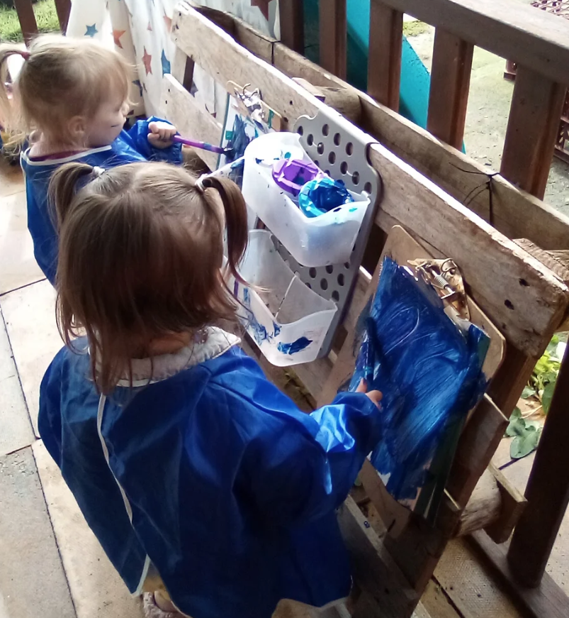 GAPA Nursery painting activity